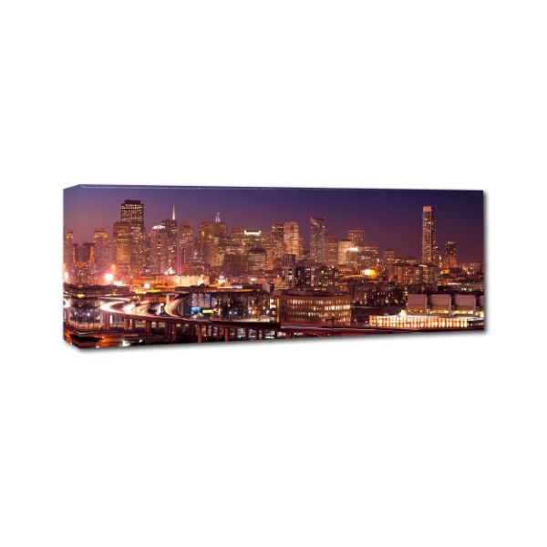 Doug Cavanah 'San Francisco' Canvas Art,16x47